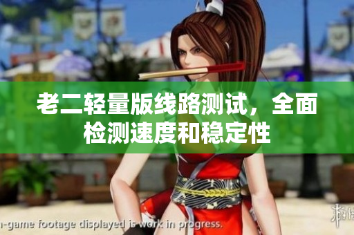老二轻量版线路测试，全面检测速度和稳定性