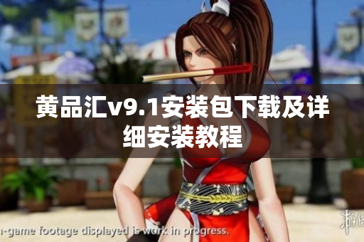黄品汇v9.1安装包下载及详细安装教程