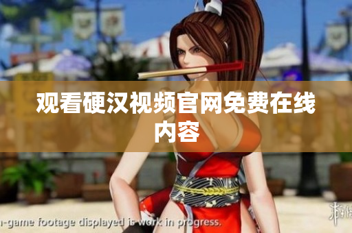 观看硬汉视频官网免费在线内容