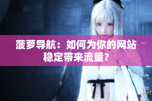 菠萝导航：如何为你的网站稳定带来流量？
