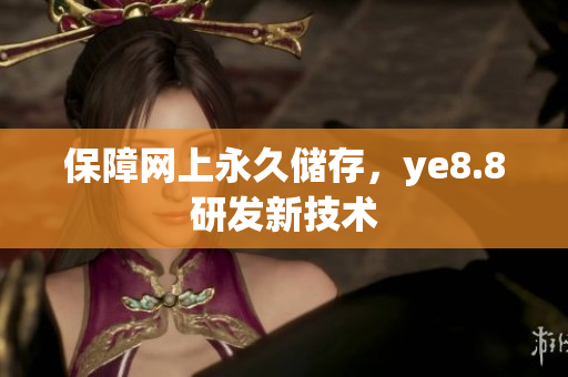 保障网上永久储存，ye8.8研发新技术