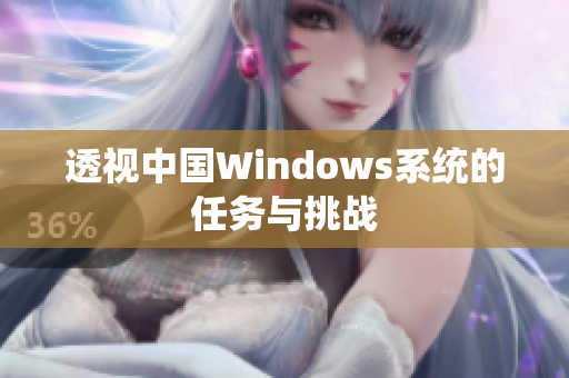 透视中国Windows系统的任务与挑战