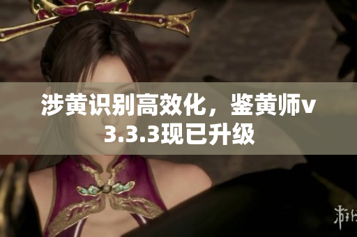 涉黄识别高效化，鉴黄师v3.3.3现已升级