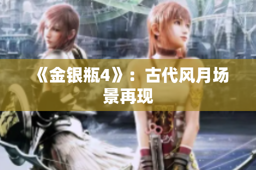 《金银瓶4》：古代风月场景再现