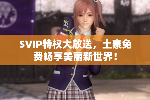 SVIP特权大放送，土豪免费畅享美丽新世界！