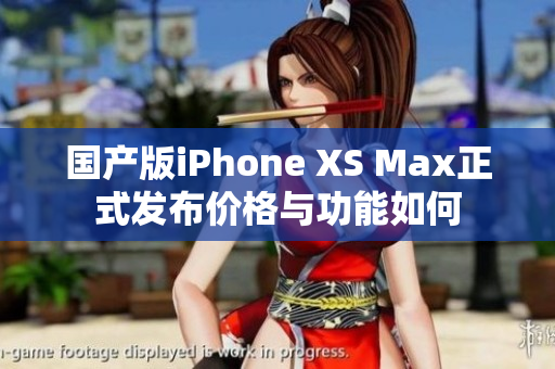 国产版iPhone XS Max正式发布价格与功能如何