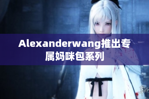 Alexanderwang推出专属妈咪包系列