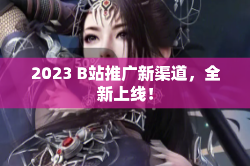 2023 B站推广新渠道，全新上线！