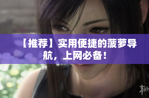 【推荐】实用便捷的菠萝导航，上网必备！