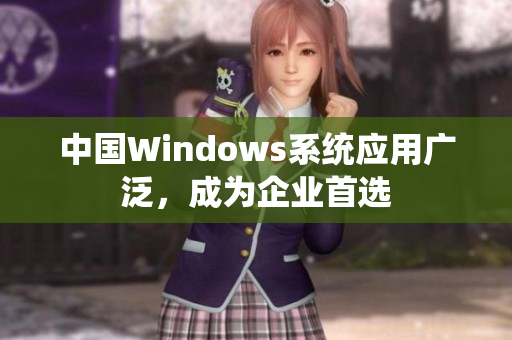 中国Windows系统应用广泛，成为企业首选