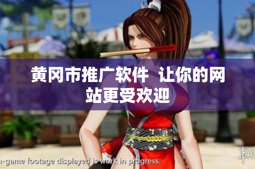 黄冈市推广软件  让你的网站更受欢迎