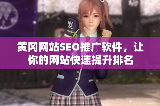 黄冈网站SEO推广软件，让你的网站快速提升排名