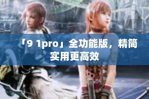 「9 1pro」全功能版，精简实用更高效