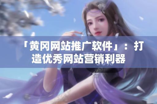 「黄冈网站推广软件」：打造优秀网站营销利器