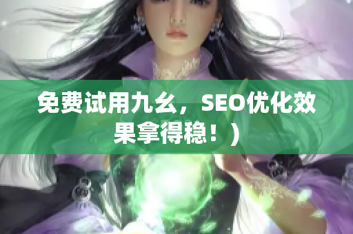 免费试用九幺，SEO优化效果拿得稳！)