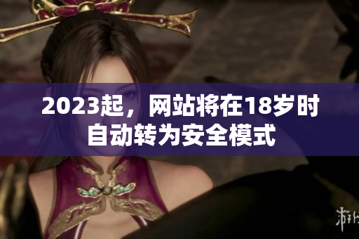 2023起，网站将在18岁时自动转为安全模式