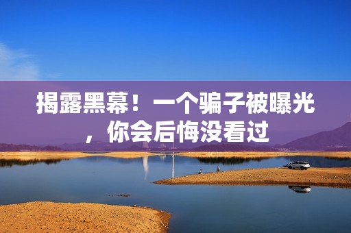 揭露黑幕！一个骗子被曝光，你会后悔没看过