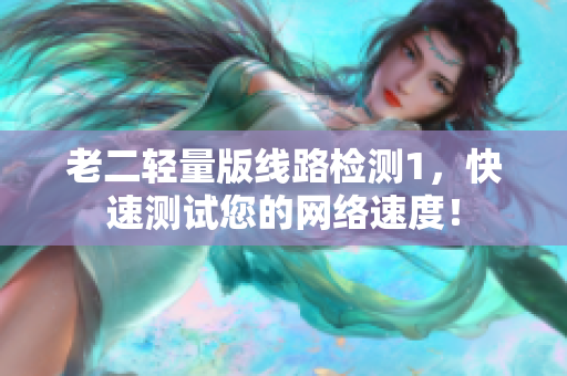 老二轻量版线路检测1，快速测试您的网络速度！