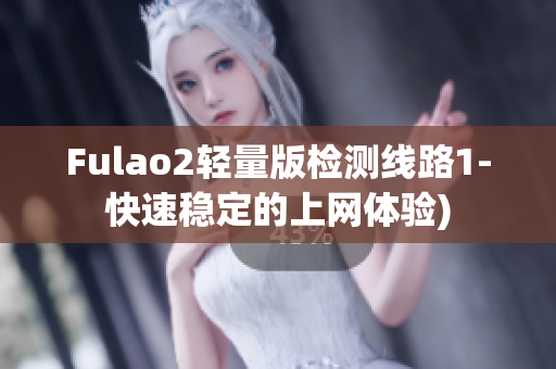 Fulao2轻量版检测线路1-快速稳定的上网体验)