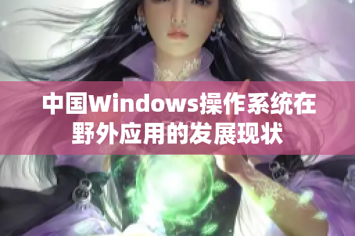 中国Windows操作系统在野外应用的发展现状