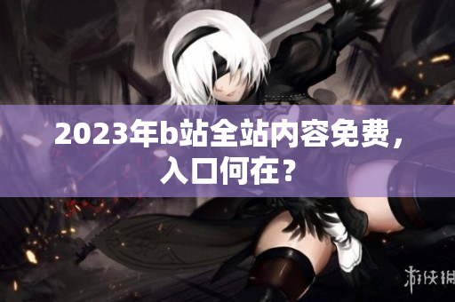 2023年b站全站内容免费，入口何在？