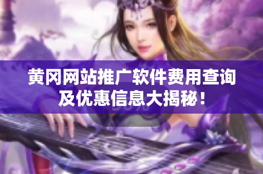黄冈网站推广软件费用查询及优惠信息大揭秘！