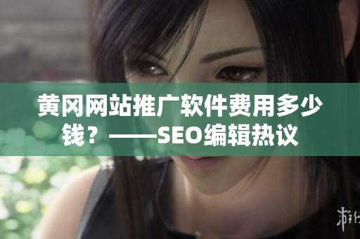 黄冈网站推广软件费用多少钱？——SEO编辑热议