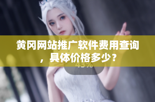 黄冈网站推广软件费用查询，具体价格多少？