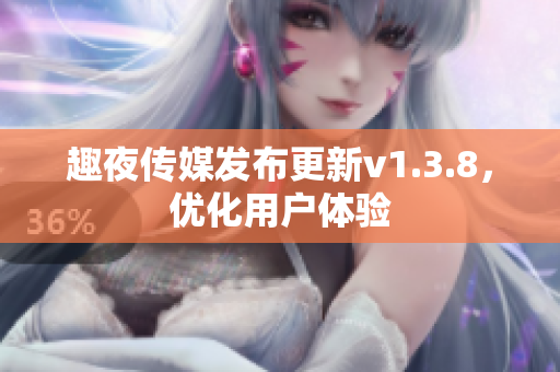 趣夜传媒发布更新v1.3.8，优化用户体验