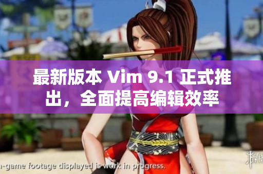 最新版本 Vim 9.1 正式推出，全面提高编辑效率