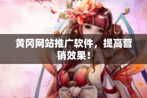 黄冈网站推广软件，提高营销效果！