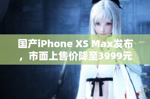 国产iPhone XS Max发布，市面上售价降至3999元