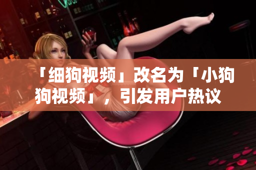 「细狗视频」改名为「小狗狗视频」，引发用户热议