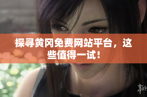 探寻黄冈免费网站平台，这些值得一试！