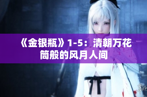 《金银瓶》1-5：清朝万花筒般的风月人间