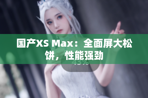 国产XS Max：全面屏大松饼，性能强劲