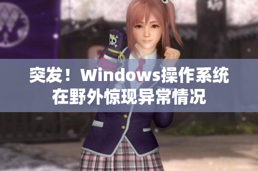 突发！Windows操作系统在野外惊现异常情况