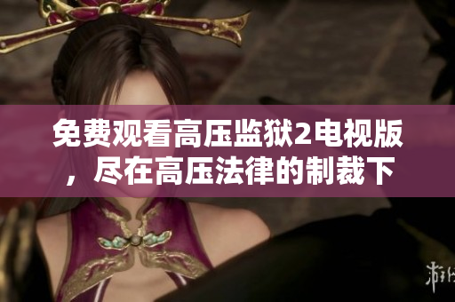 免费观看高压监狱2电视版，尽在高压法律的制裁下