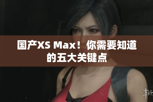 国产XS Max！你需要知道的五大关键点