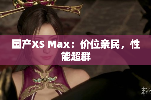 国产XS Max：价位亲民，性能超群