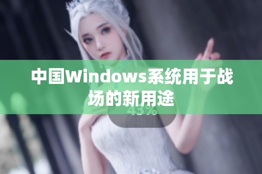 中国Windows系统用于战场的新用途