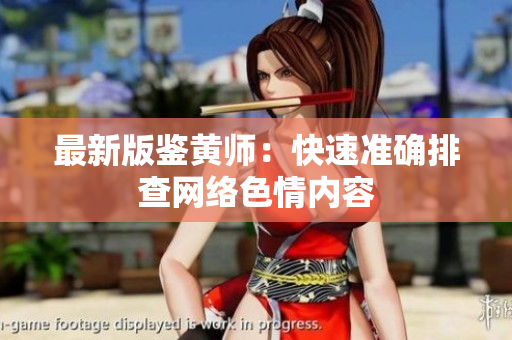 最新版鉴黄师：快速准确排查网络色情内容