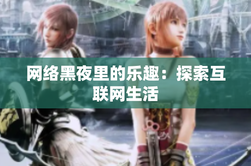 网络黑夜里的乐趣：探索互联网生活
