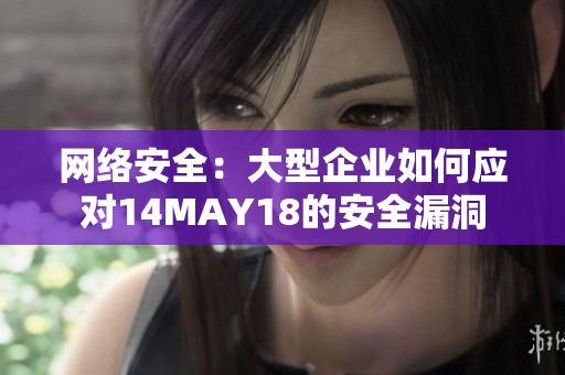 网络安全：大型企业如何应对14MAY18的安全漏洞