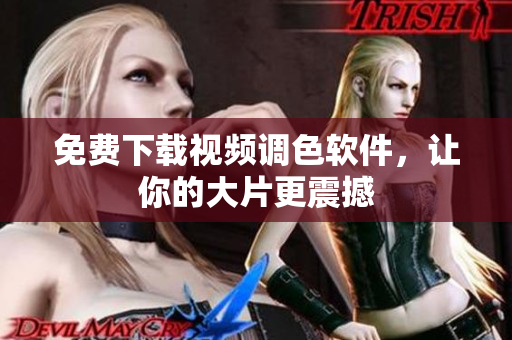 免费下载视频调色软件，让你的大片更震撼