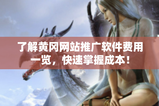 了解黄冈网站推广软件费用一览，快速掌握成本！