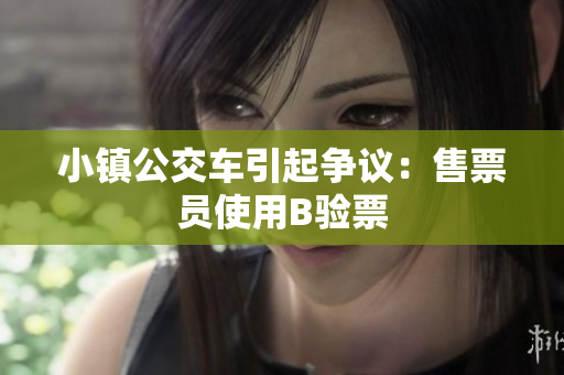 小镇公交车引起争议：售票员使用B验票