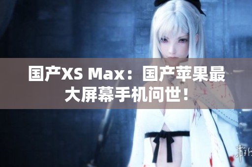 国产XS Max：国产苹果最大屏幕手机问世！