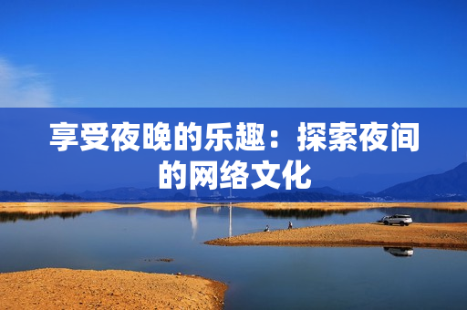 享受夜晚的乐趣：探索夜间的网络文化