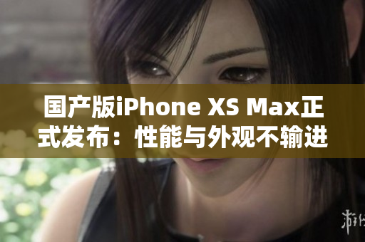 国产版iPhone XS Max正式发布：性能与外观不输进口版